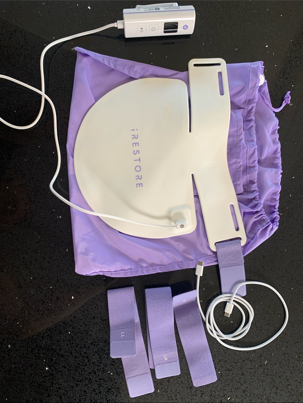 iRestore Violet Neck and Chest Mask